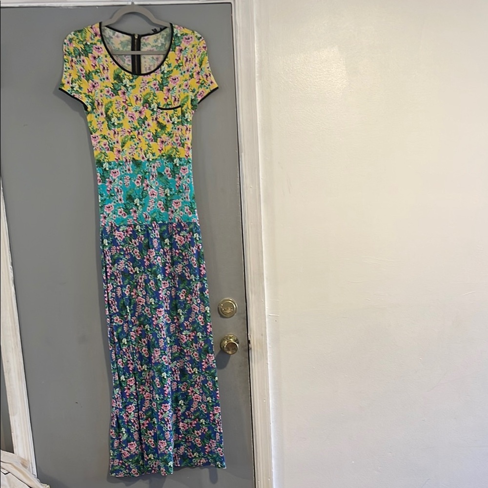 Juicy Couture Hibiscus‎ Floral Long Dress Size XS REVOLVE ultra Rare Summer $138
